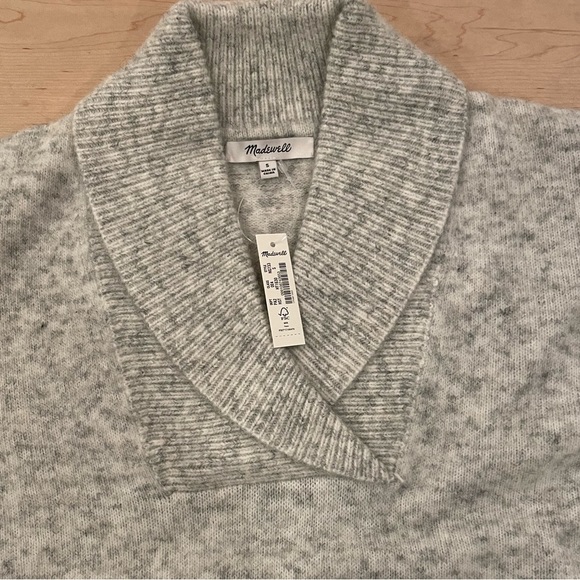 Madewell Vinson Shawl Collar Sweater NWT - Picture 5 of 10